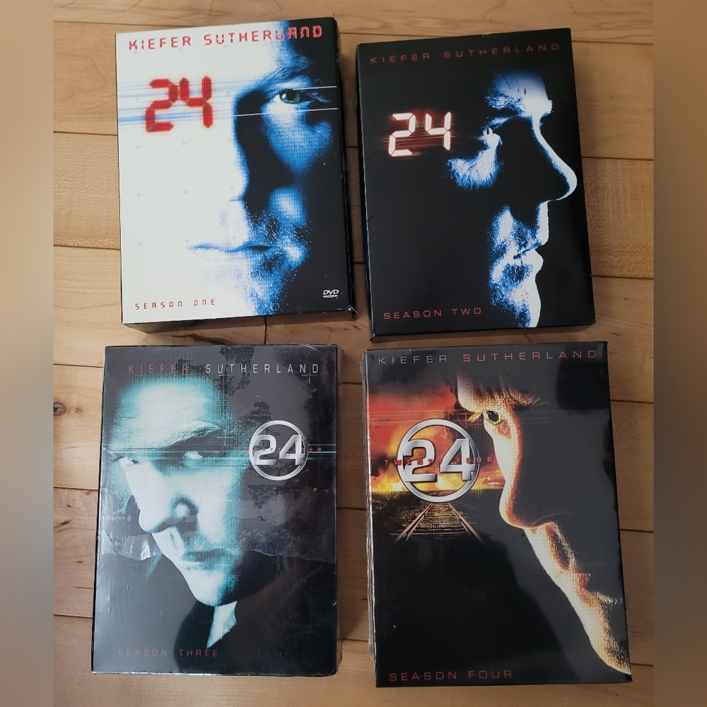 24 TV Series DVD Box Set Seasons 1-4